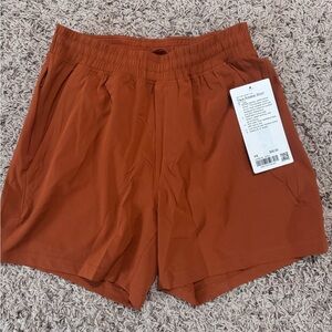 Lululemon Pace Breaker Linerless Short 5” Burnt Orange Size XS